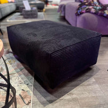 Petite Hocker, Breitcord, schwarz, Wunschmaß