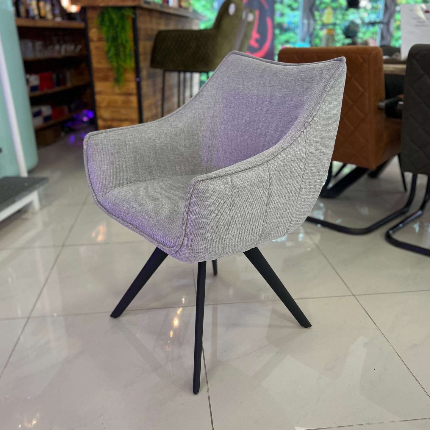 Riviera Drehstuhl - 180° - light Grey