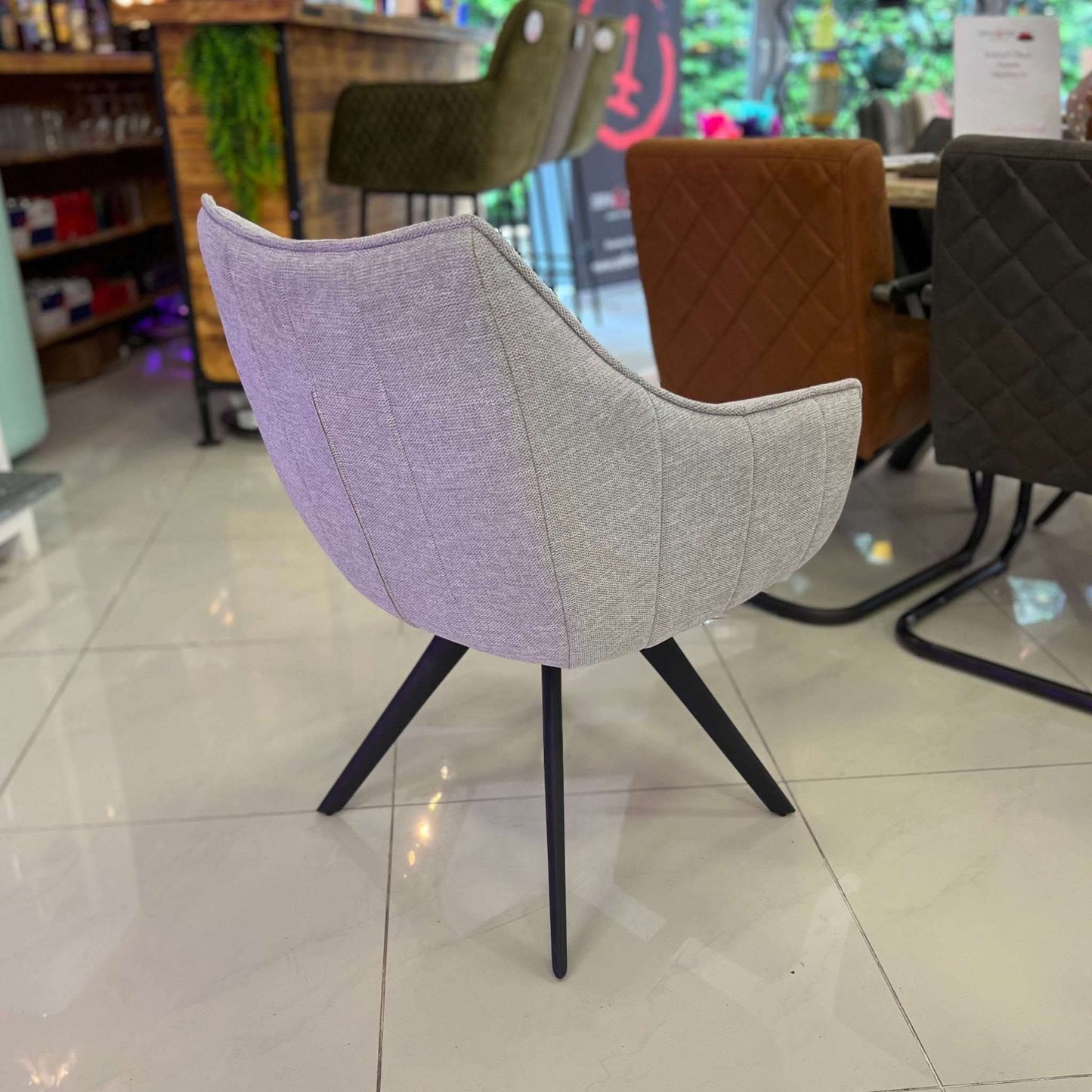 Riviera Drehstuhl - 180° - light Grey