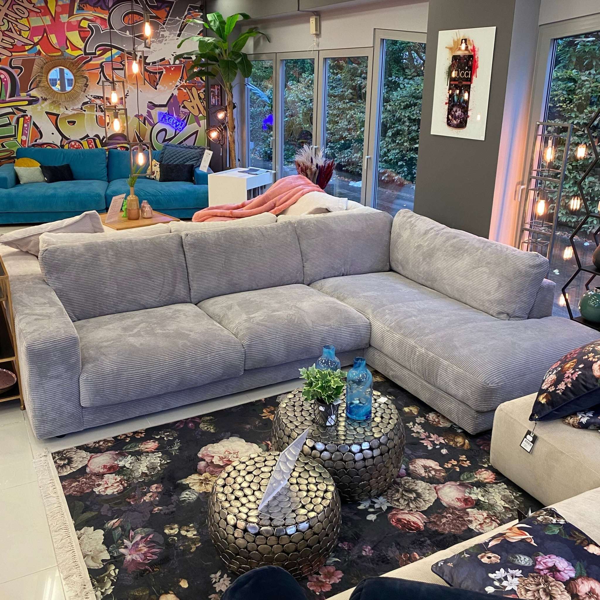 Ecksofa best sale cozy velvet