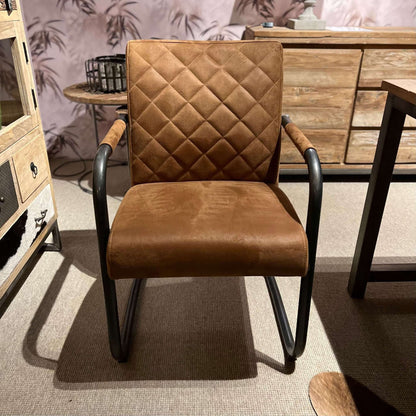 Civo Armlehnenstuhl - Cognac