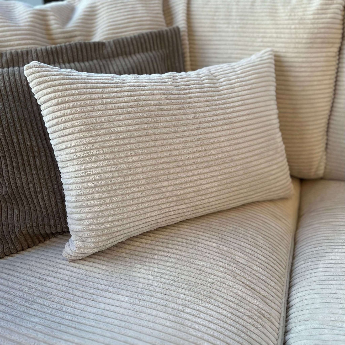 Cozy, City, Dash - Spitzkissen: 60x40cm