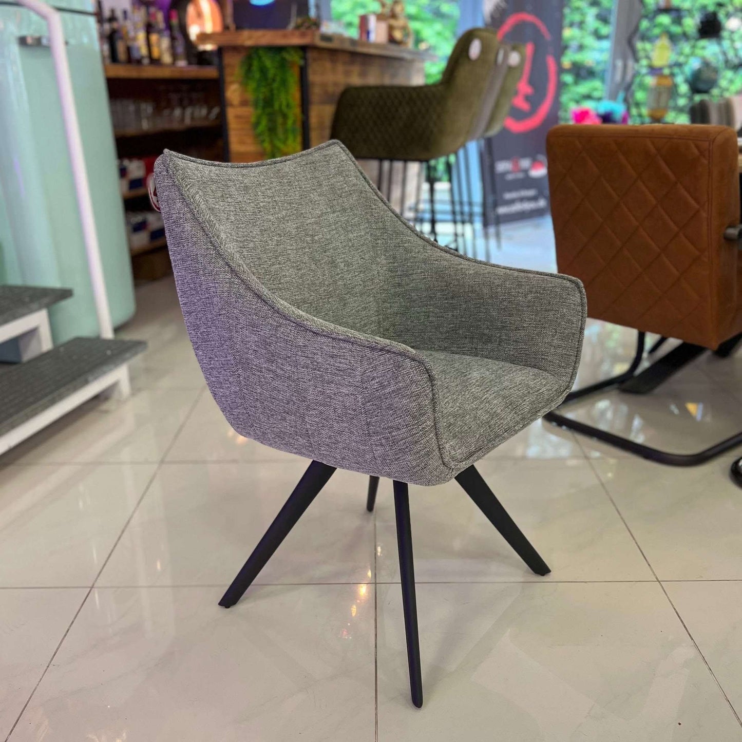Riviera Drehstuhl - 180° - Middle Grey