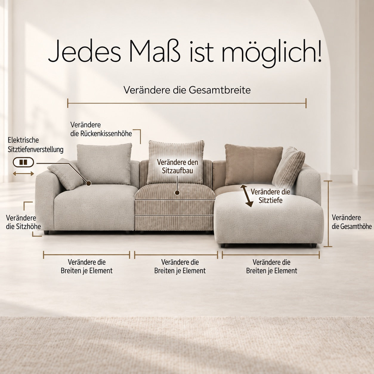 Baue dein Wunschsofa