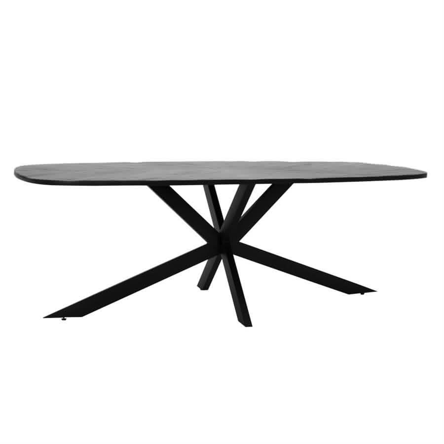 Lerum Esstisch Mangoholz, Gestell Metall schwarz – Ansicht 8