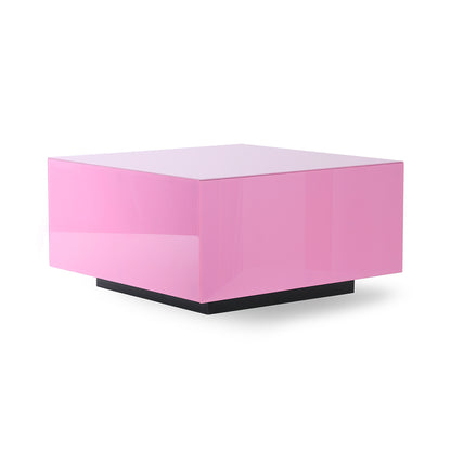 Glas Couchtisch Block