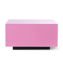 Glas Couchtisch Block
