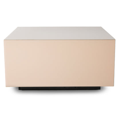 Glas Couchtisch Block