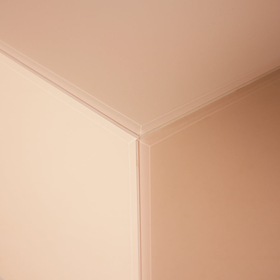 Glas Couchtisch Block