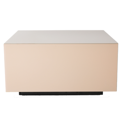 Glas Couchtisch Block