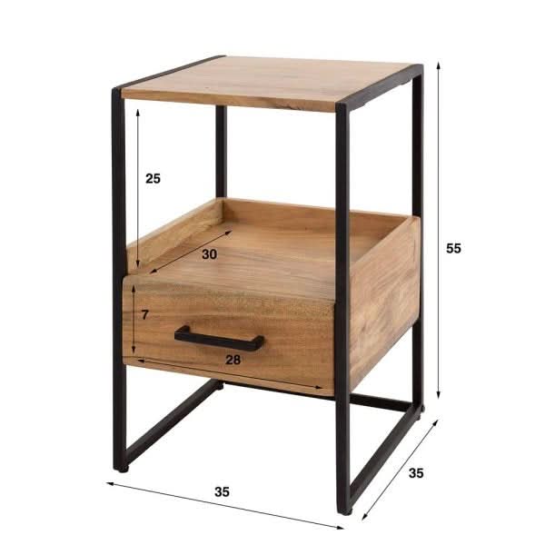 Nachttisch XS niche 1 Schublade