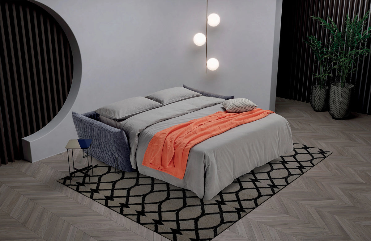Smooth Schlafsofa als Bett ausgezogen