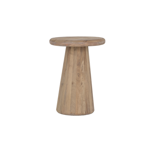 Beistelltisch Solna rund Mangoholz sandgestrahlt – Natur