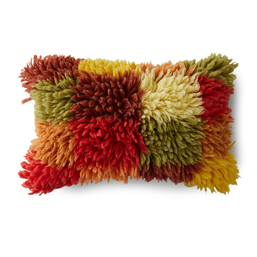 Flauschiges Stoffkissen