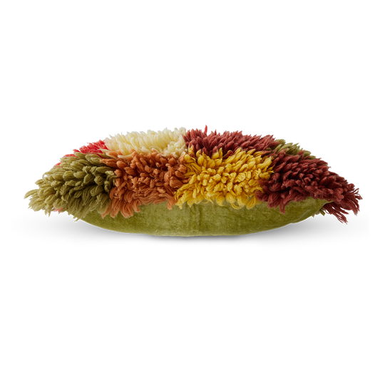 Flauschiges Stoffkissen