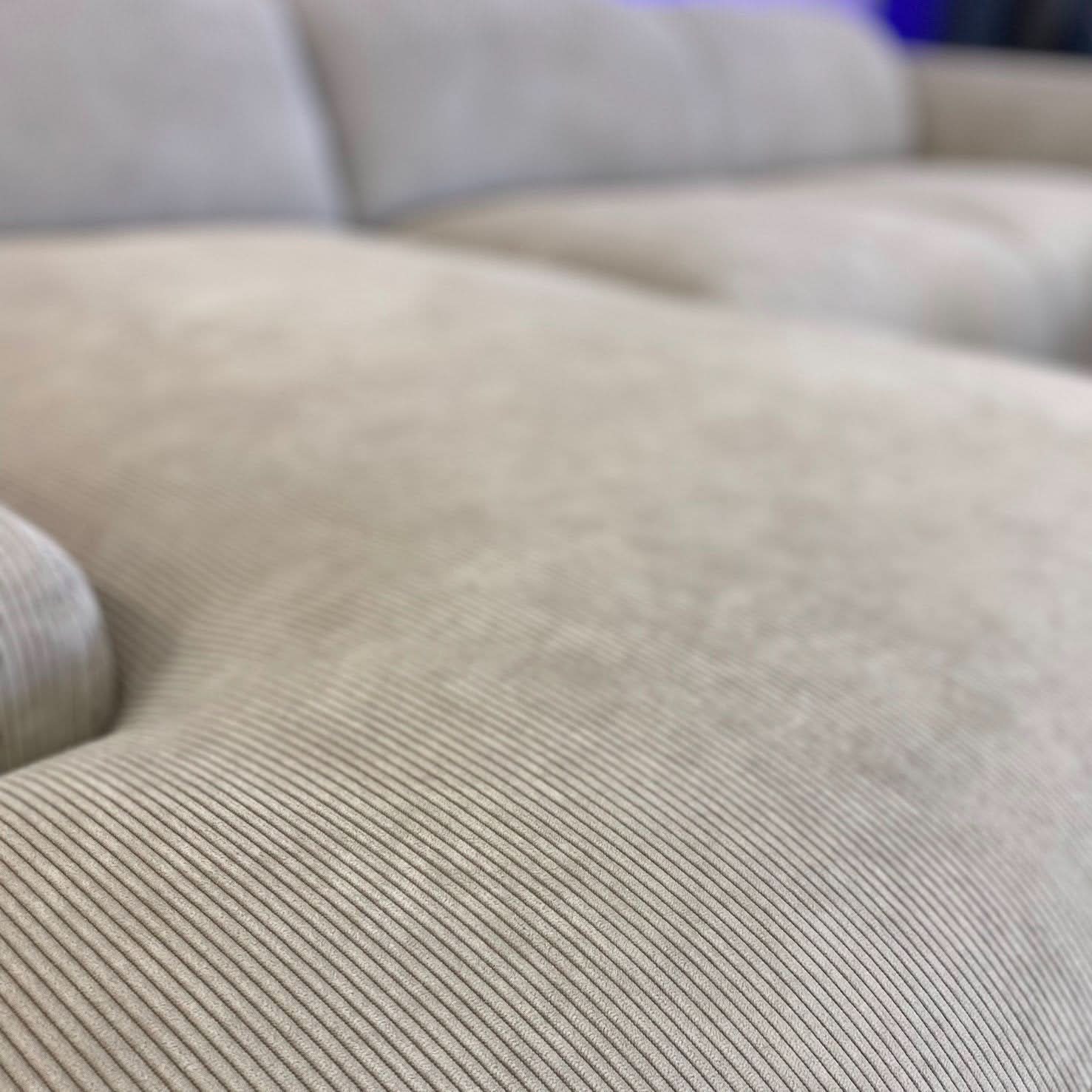 Loona, Ecksofa, Cord, creme