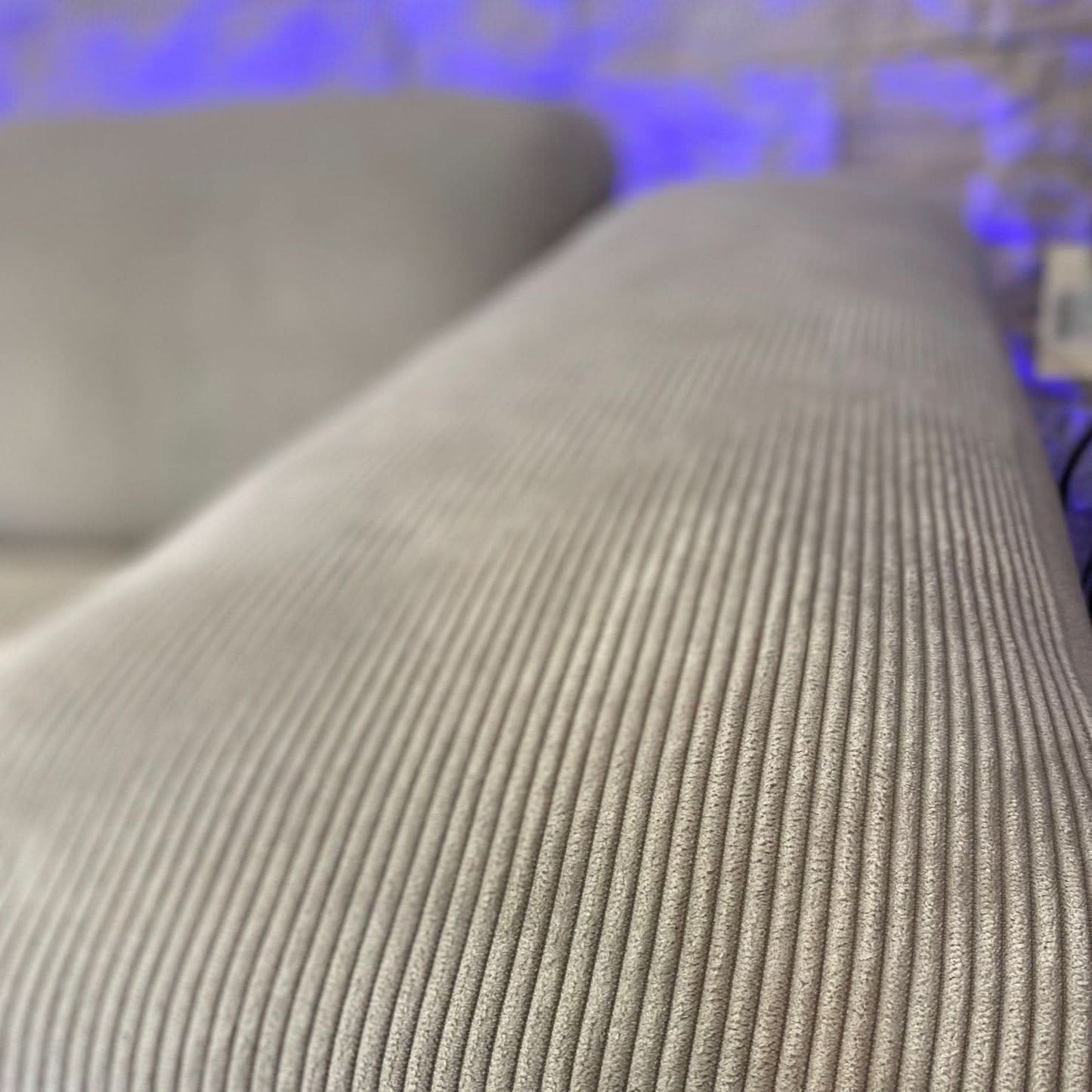 Loona, Ecksofa, Cord, creme