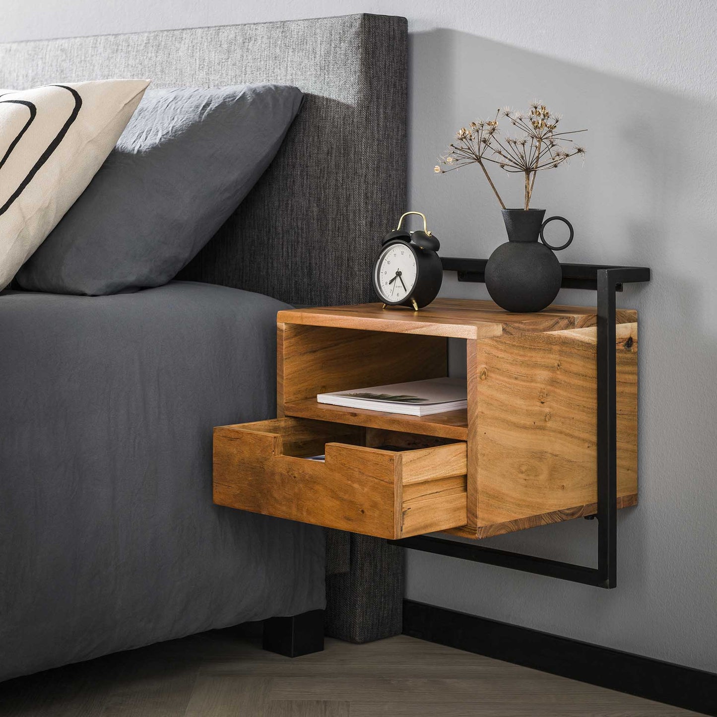 Nachttisch 1L offenes Fach air solid