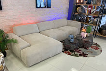 Loona, Ecksofa, Cord, creme