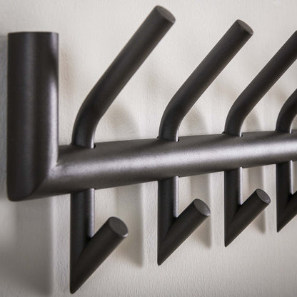 Garderobe 2x8 haken Rundrohr