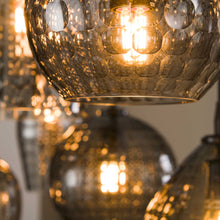 Hängelampe 4+3 hexagon mix