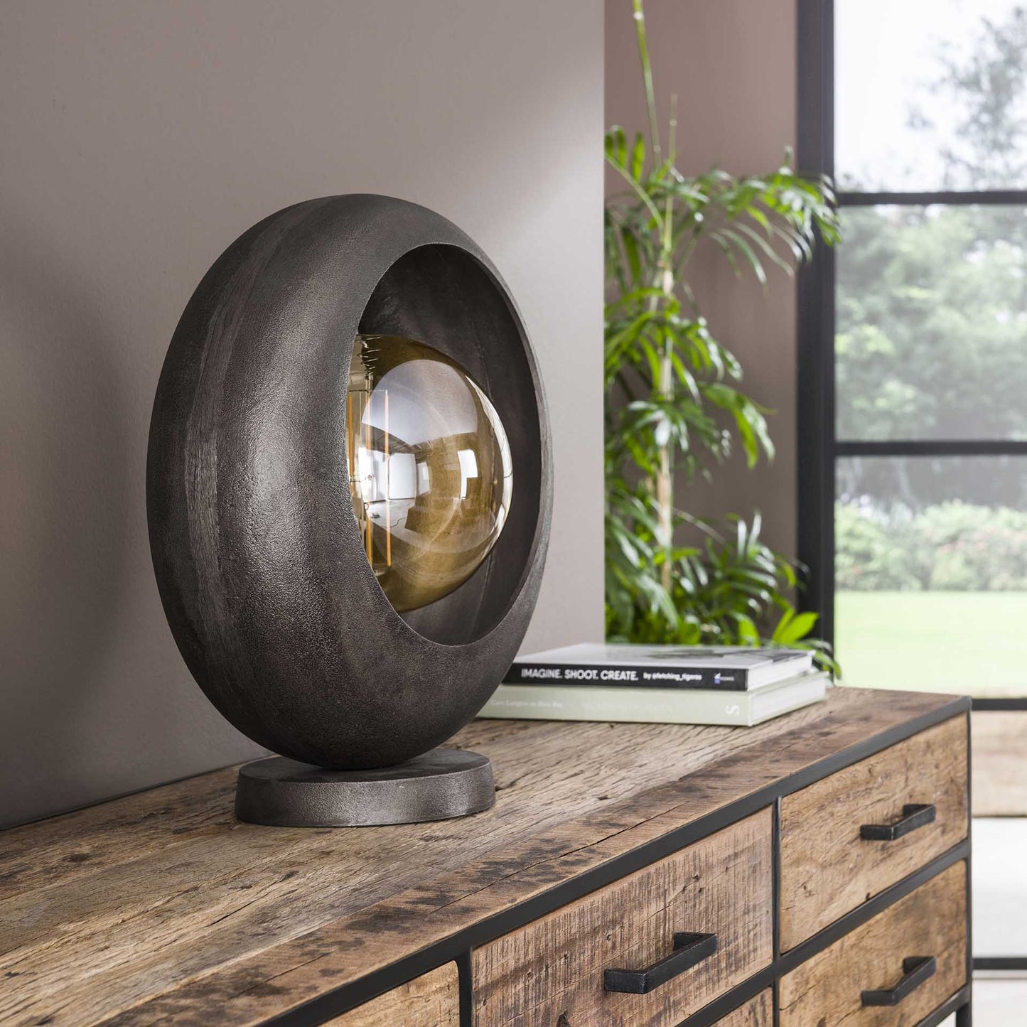 Tischlampe track XL alu
