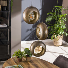 Hängelampe 3L track gestuft alu