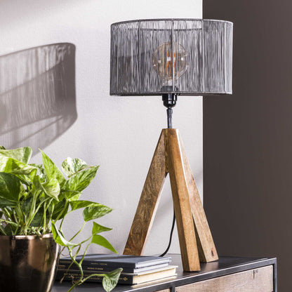 Tischlampe tripod wood