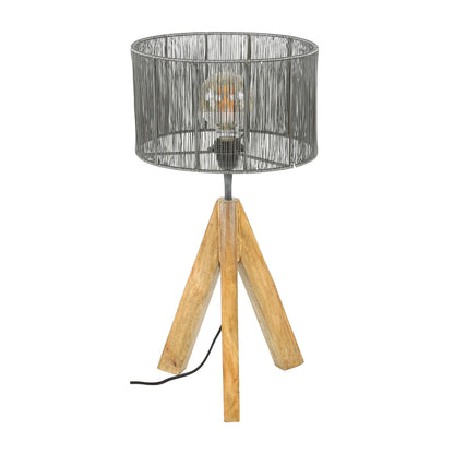 Tischlampe tripod wood