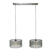 Hängelampe 2L stringshade metal