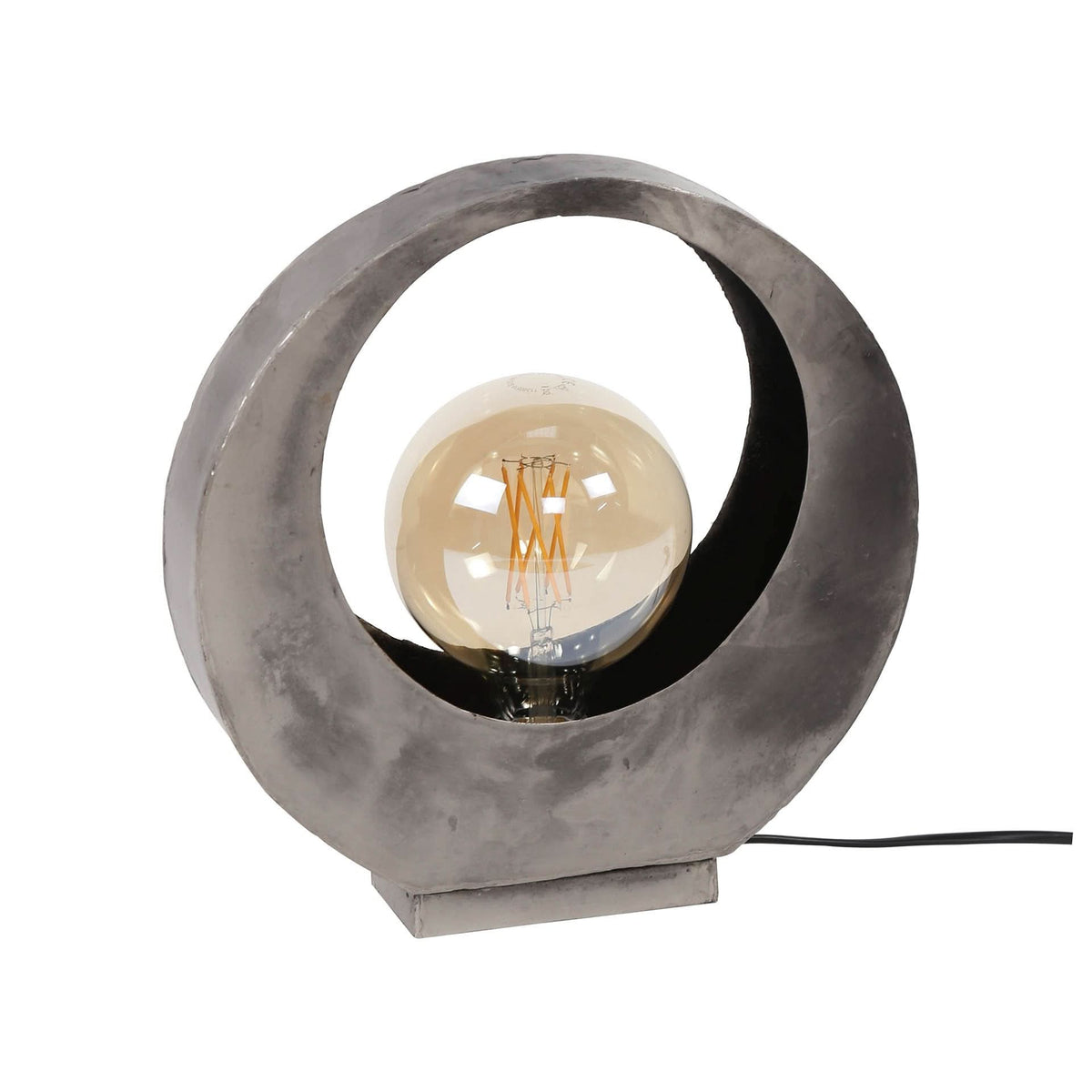 Tischlampe full moon – Alt Silber Finish – Ansicht 3