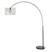 Bogenlampe Ø45 curl / Charcoal
