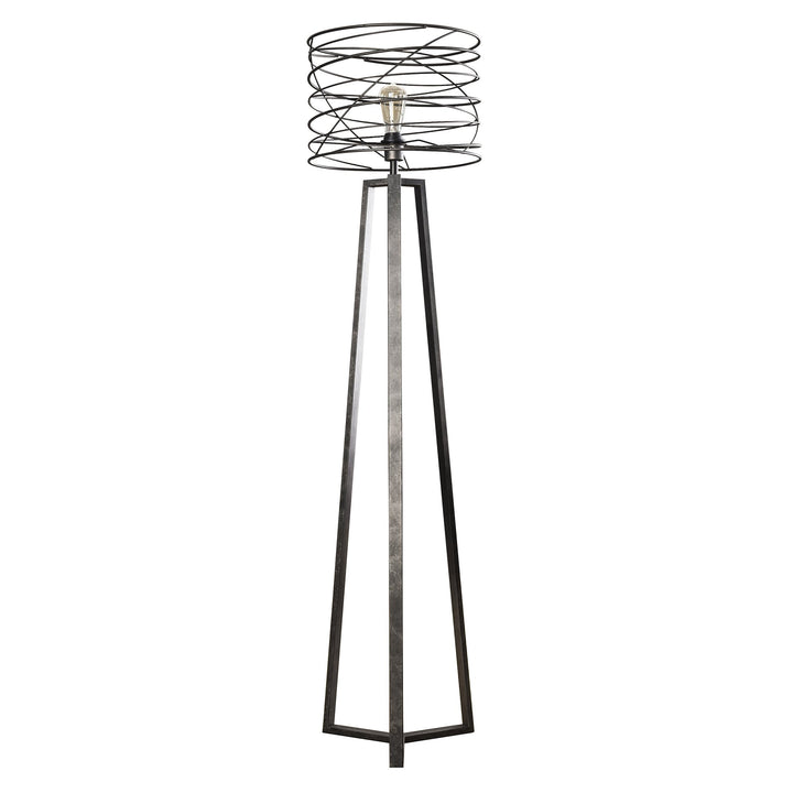 Stehlampe Ø40 curl / Charcoal