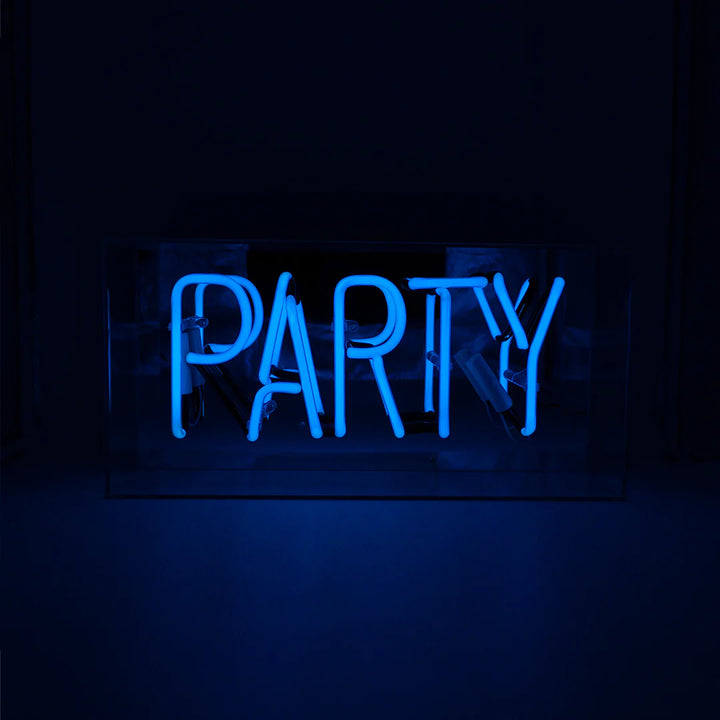 Party - LED Neon Schild - Blue
