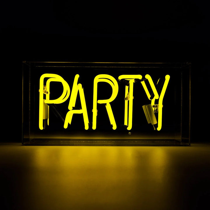 Party - LED Neon Schild - Yellow