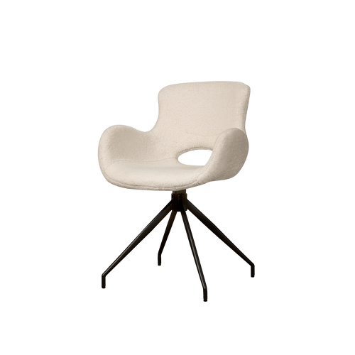 Campo Stuhl mit Armlehne Teddy White