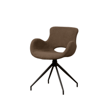 Campo Stuhl mit Armlehne Teddy Dark Brown