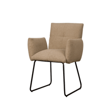 Dante Stuhl mit Armlehne Teddy Light Brown