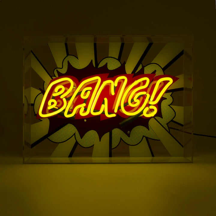 Bang - Großes LED Neon Schild