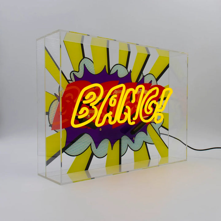 Bang - Großes LED Neon Schild