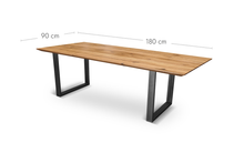 Esstisch Eiche - U Mittel - Schweizer Kante