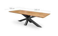 Esstisch Eiche - Rex - Schweizer Kante