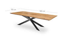 Esstisch Eiche - Stativ - Schweizer Kante