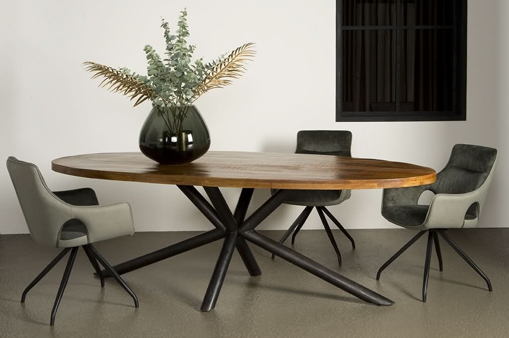 Esstisch Mango Oval 200x100 cm