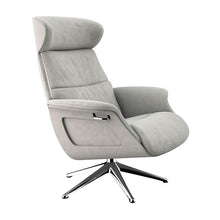 Clement Relaxsessel - Cord - Off White - separater Fußhocker