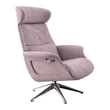 Clement Relaxsessel - Cord - Soft Lavendel - separater Fußhocker