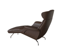 Clement Chaiselongue - Leder Omaha - Warm Brown