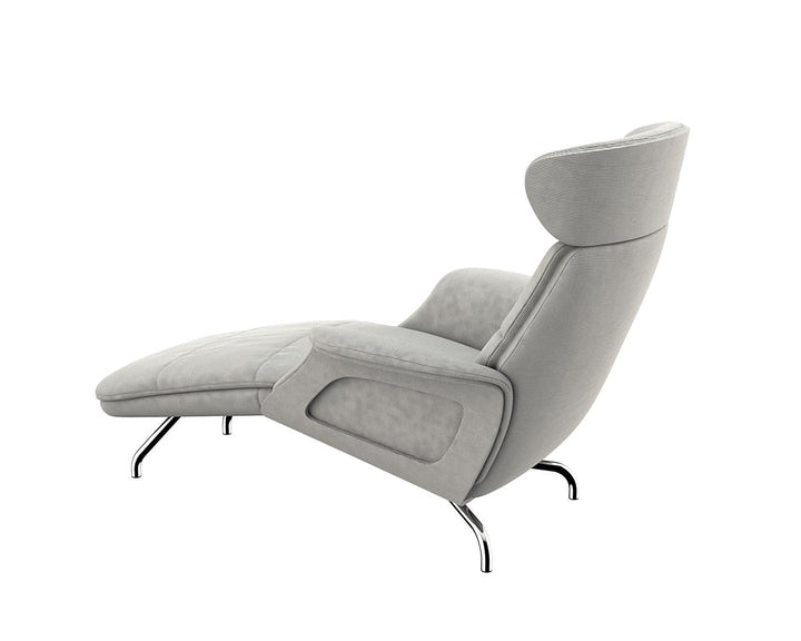 Clement Chaiselongue - Cord - Oft White