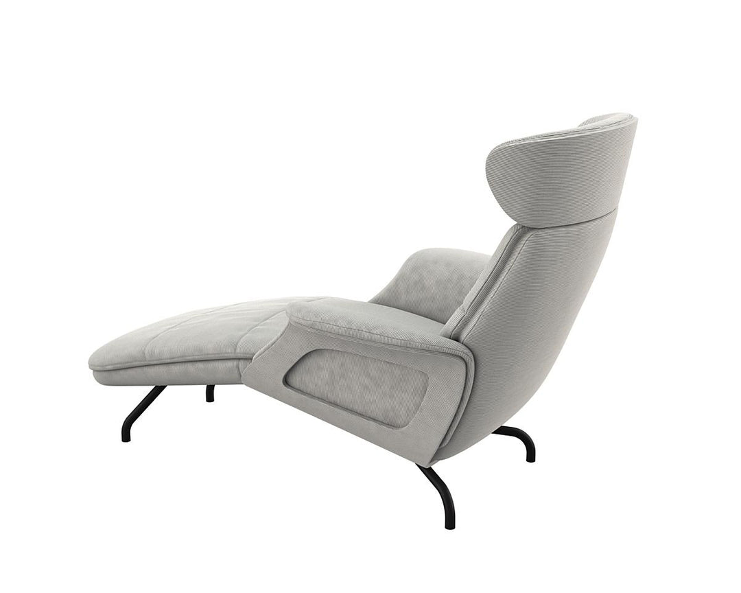 Clement Chaiselongue - Cord - Oft White