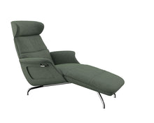 Clement Chaiselongue - Cord - Dusty Green